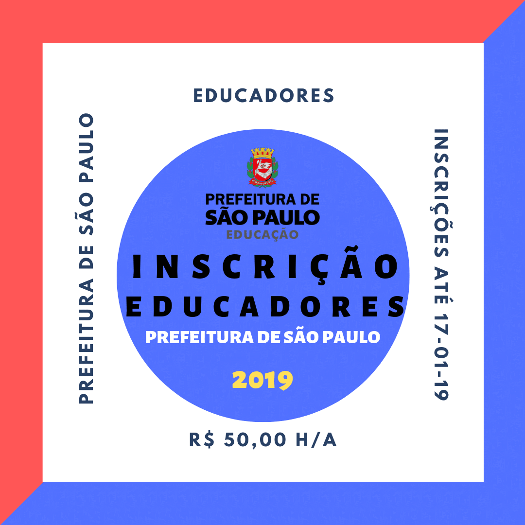 inscrição educadores sp 2019