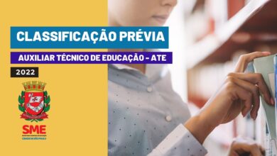 Classificação Auxiliar técnico de Educação