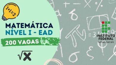 Curso matemática EAD IFMG