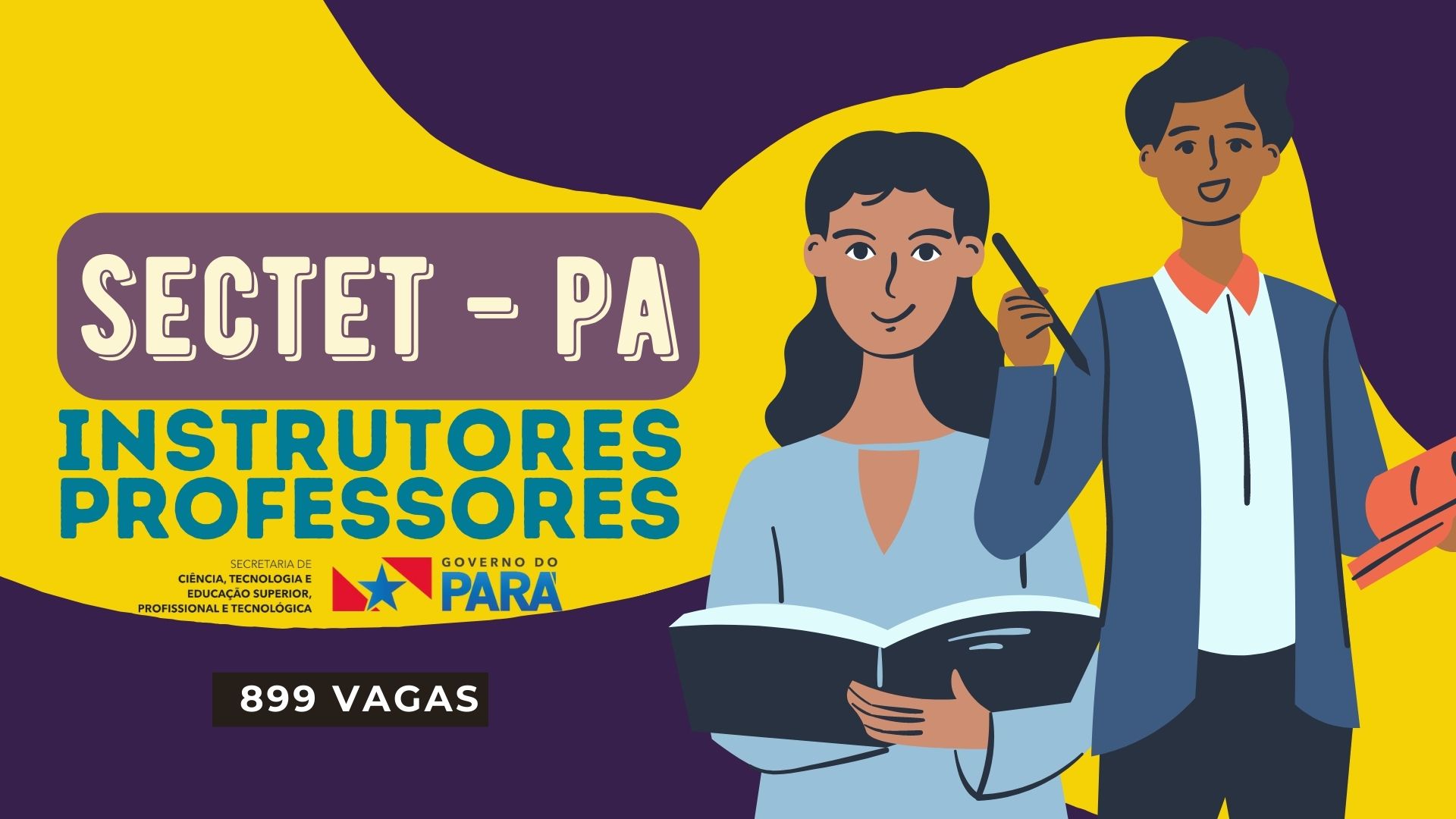 professores e instrutores SECTET - PA