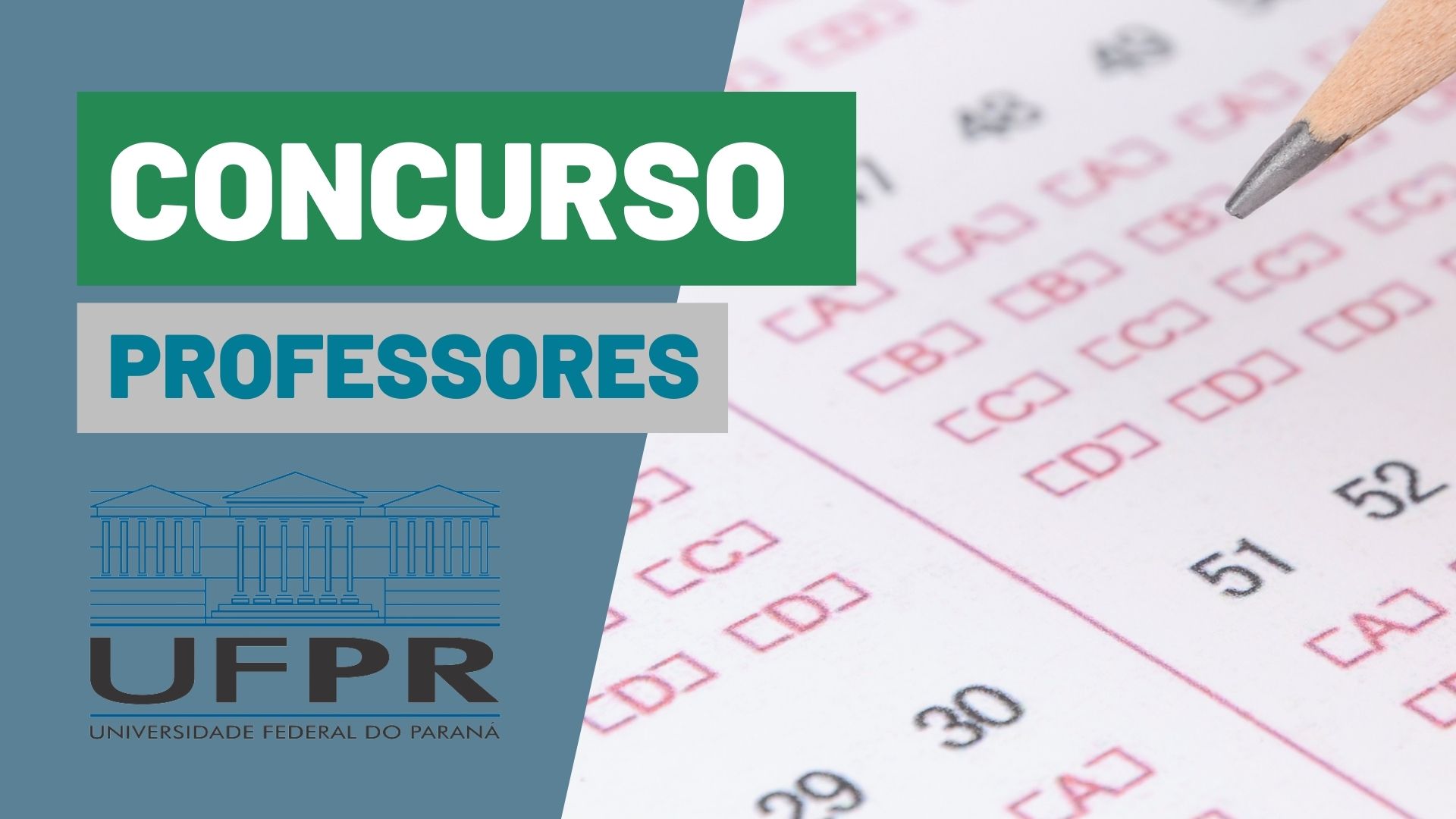 Concurso professores UFPR