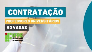 Contração professores IFPE