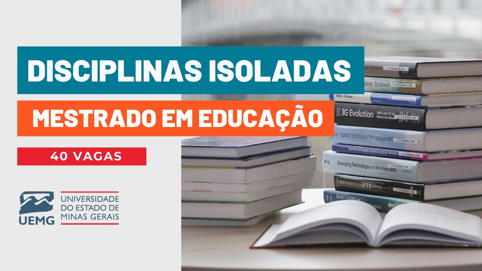 Disciplinas Isoladas Mestrado Educação UEMG