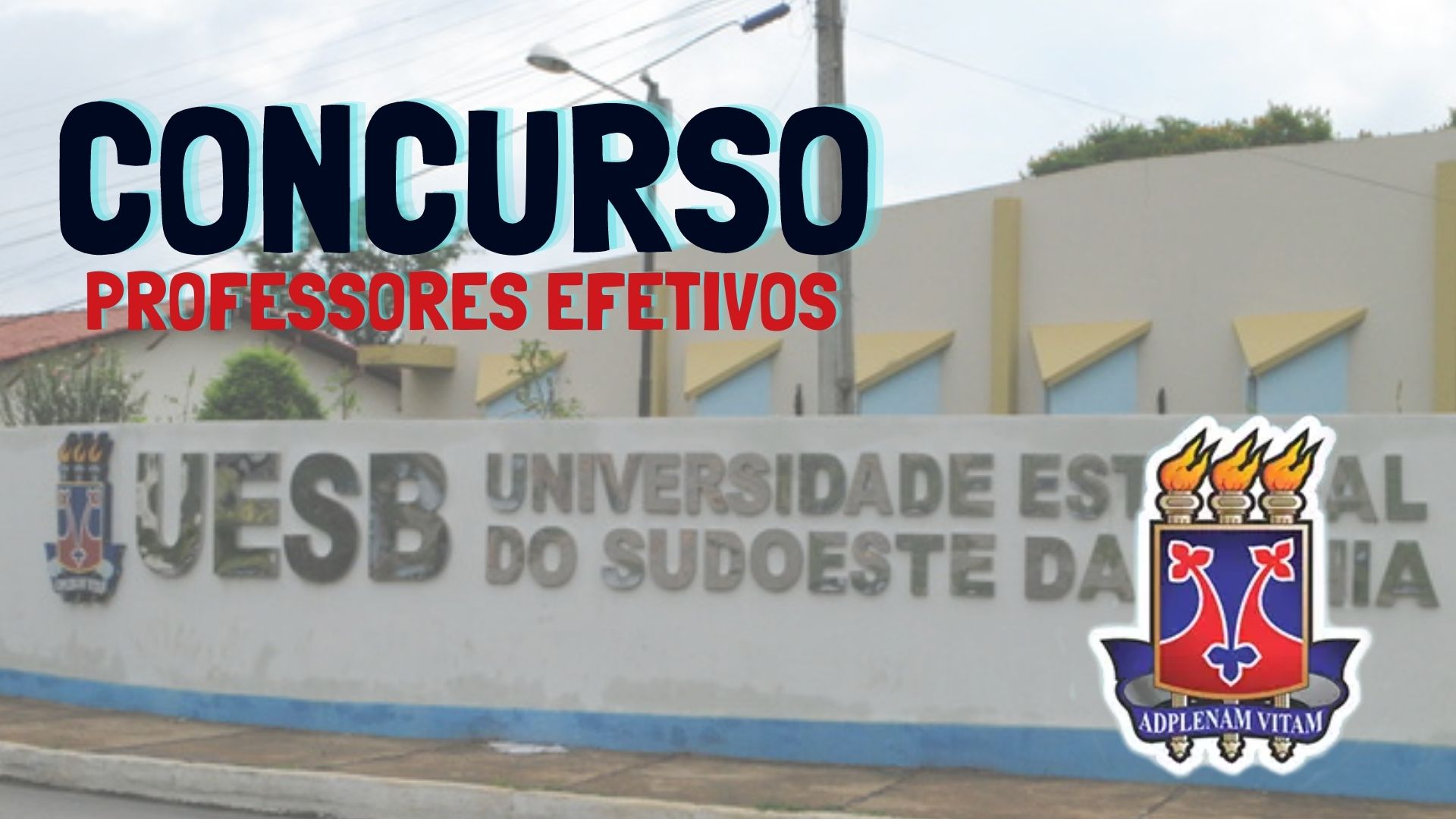 Concurso professores efetivos UESB