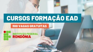 Cursos Formação a distância IFRO