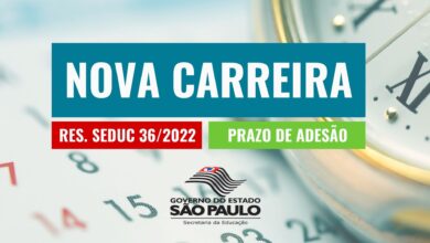 Adesão nova carreira SEDUC SP