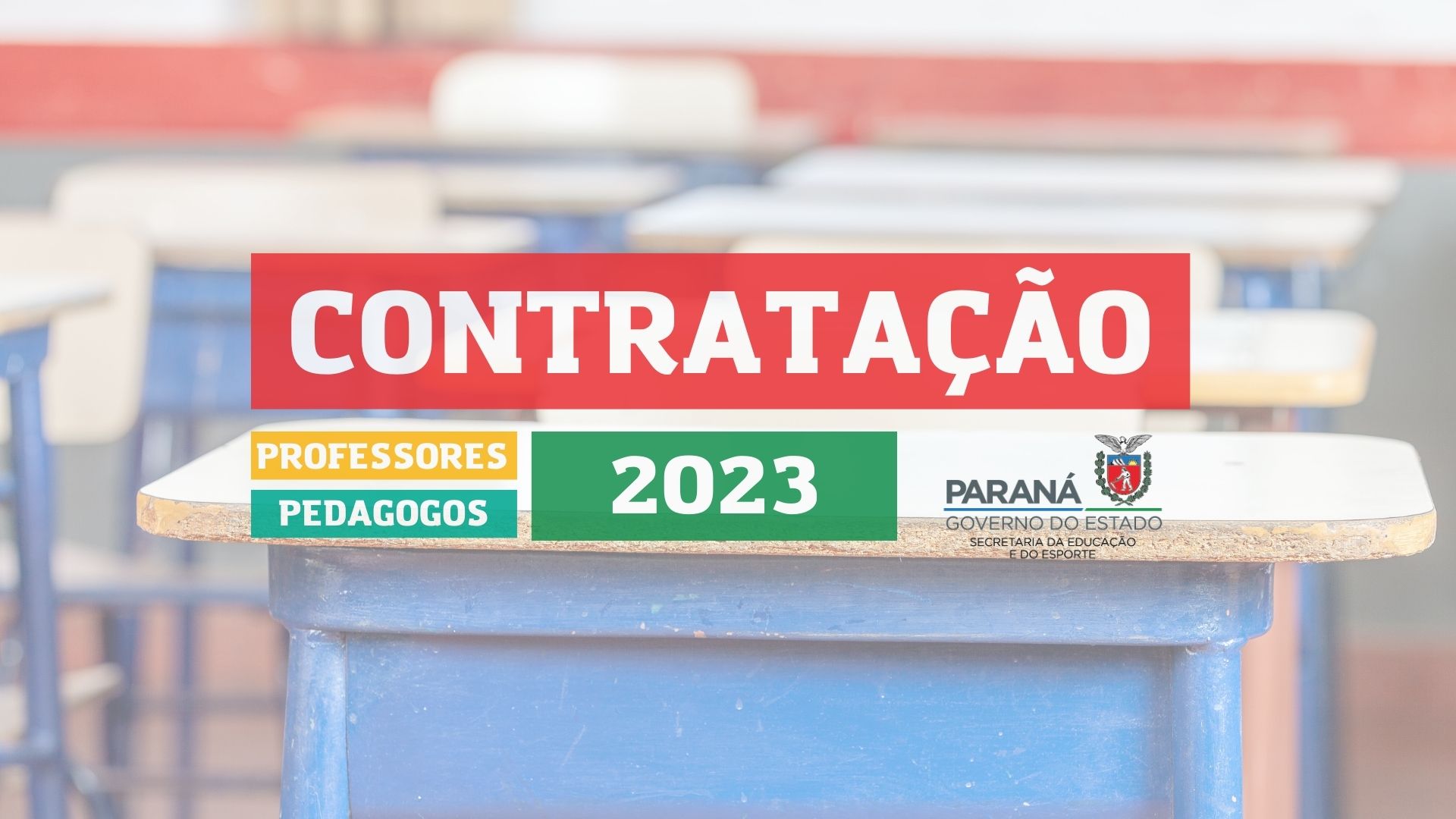 Contratação professores PR