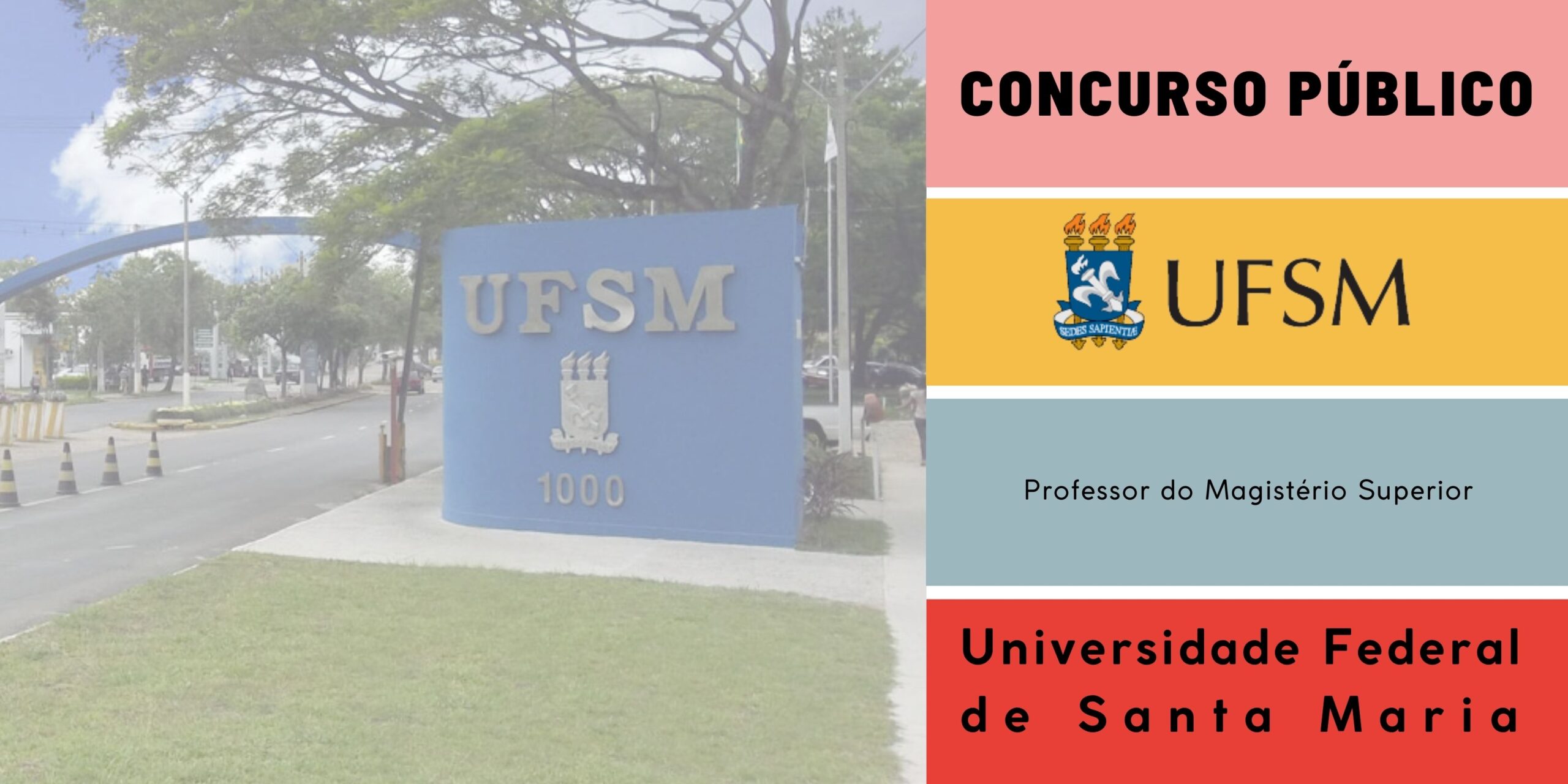 Concurso de Professores UFSM