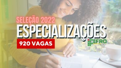 Especializações IFRO