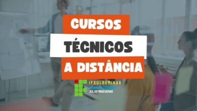 Cursos Técnicos EAD do IFSULDEMINAS