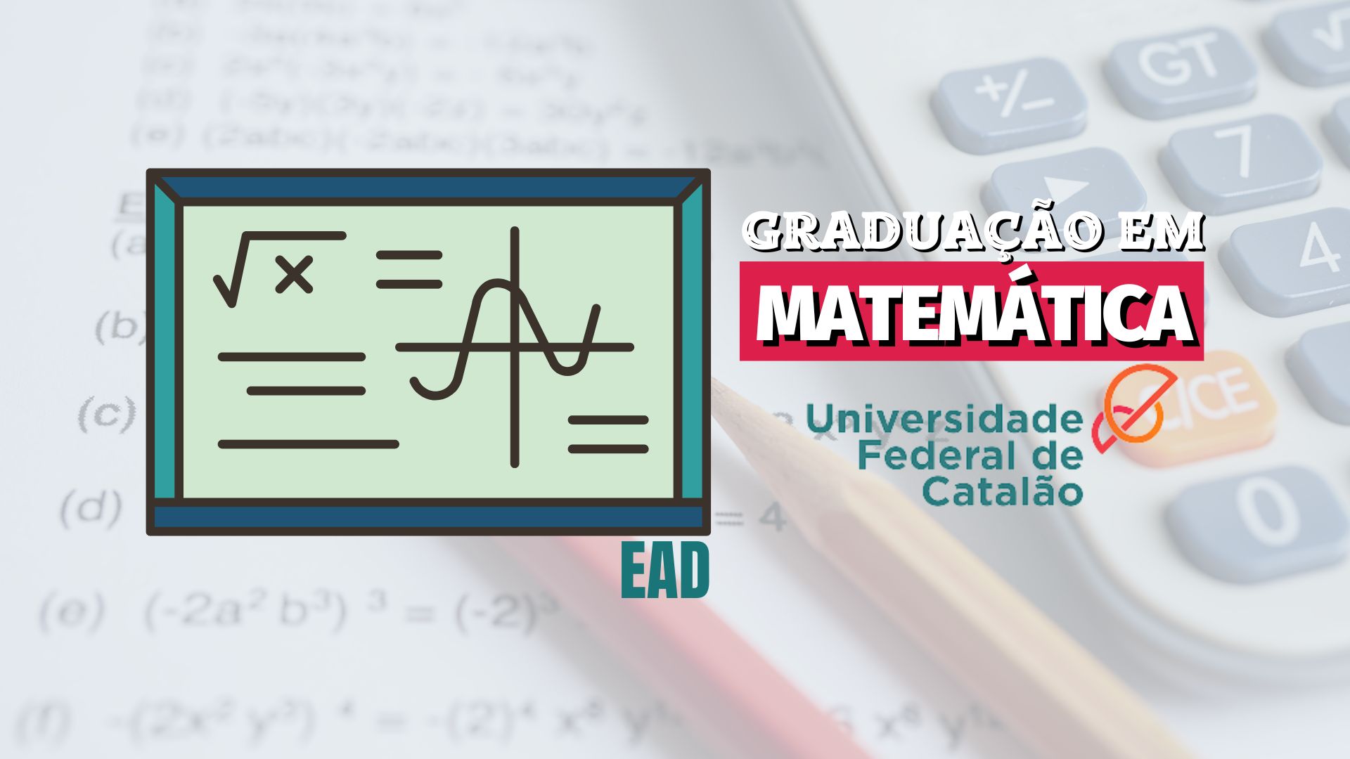 Matemática a distância UFCAT