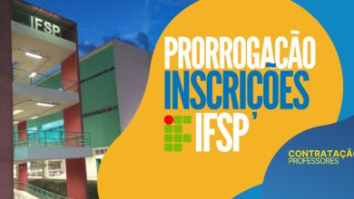 Inscrições professores IFSP