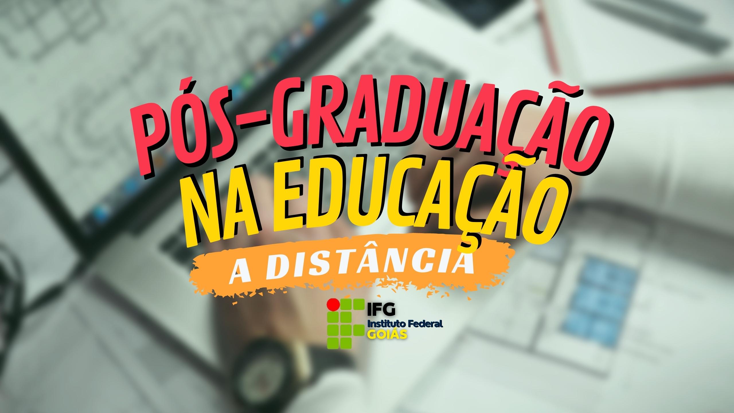 Pós-Graduação a distância IFG