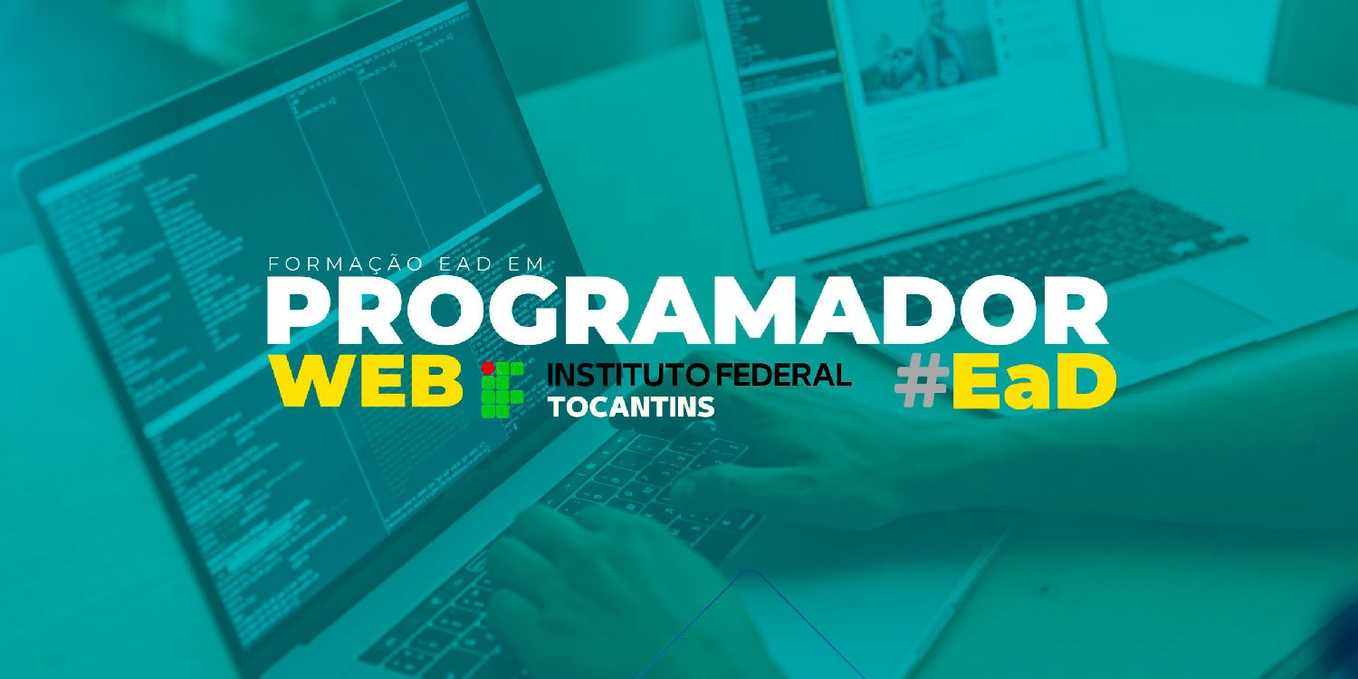 Banner do Curso de Programador WEB do IFTO