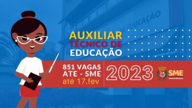 Auxiliar Técnico de Educação SME