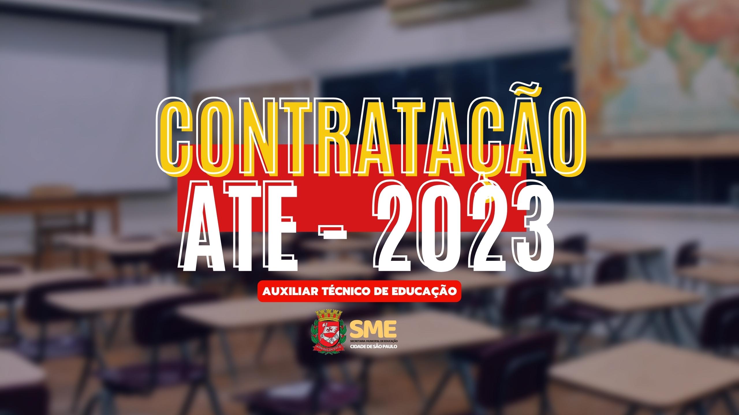 Contratação Auxiliar Técnico Educação SME