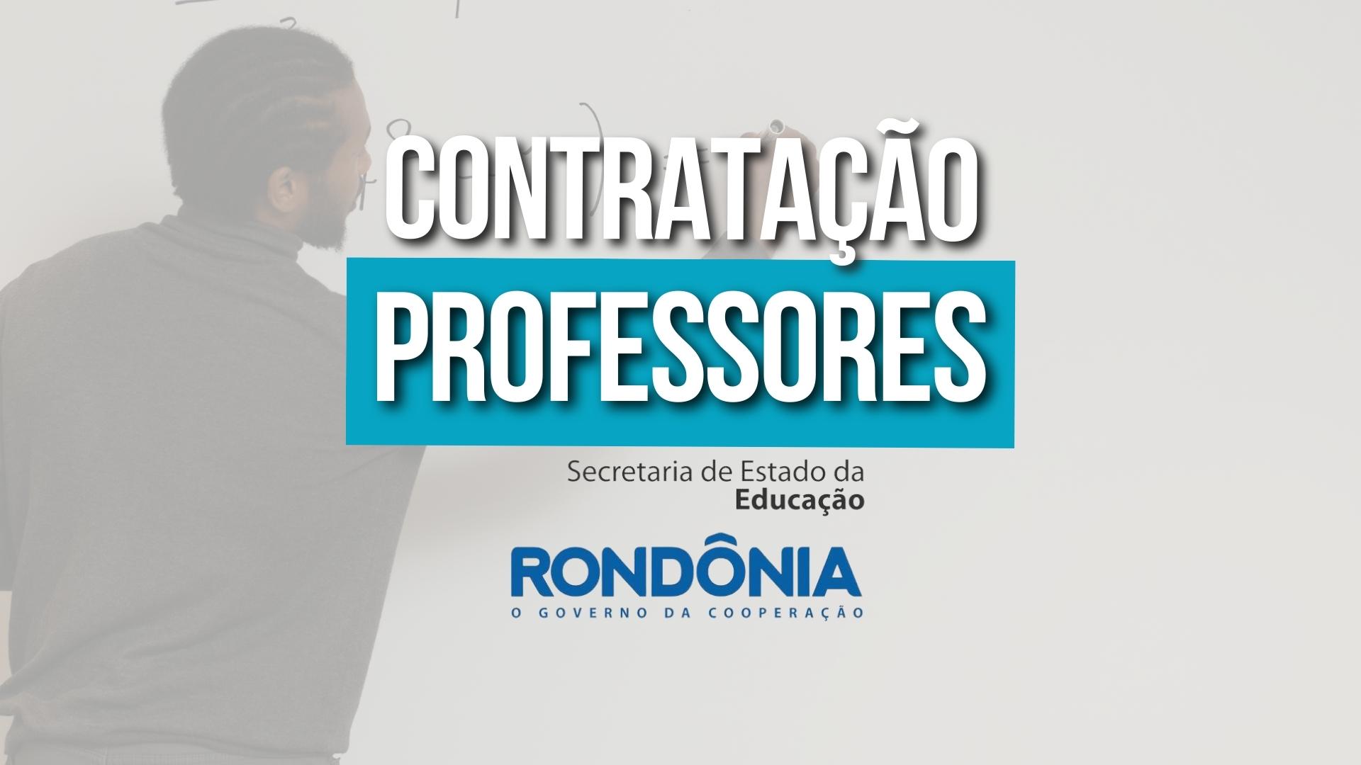 Contratação Professores SEDUC-RO