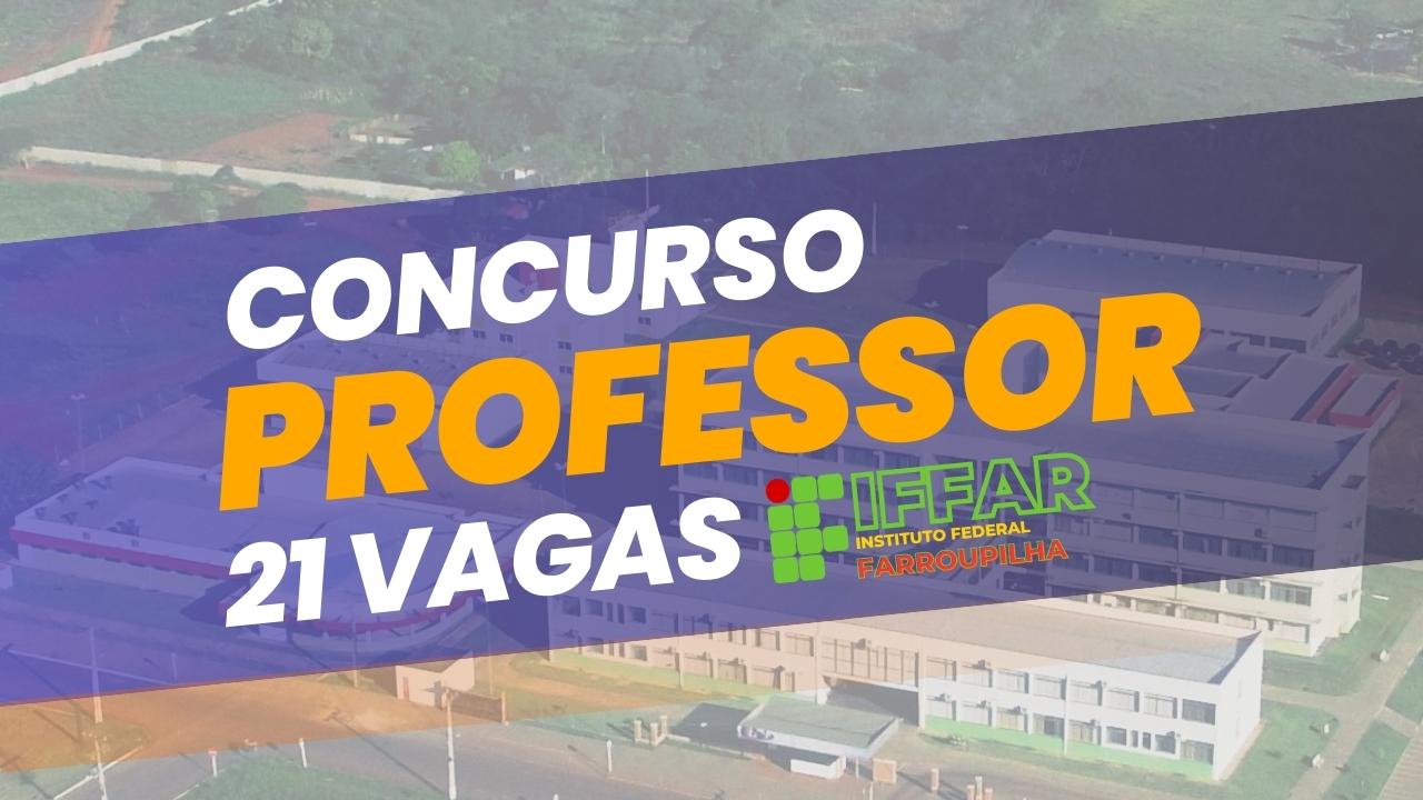 Concurso Professor IFFAR