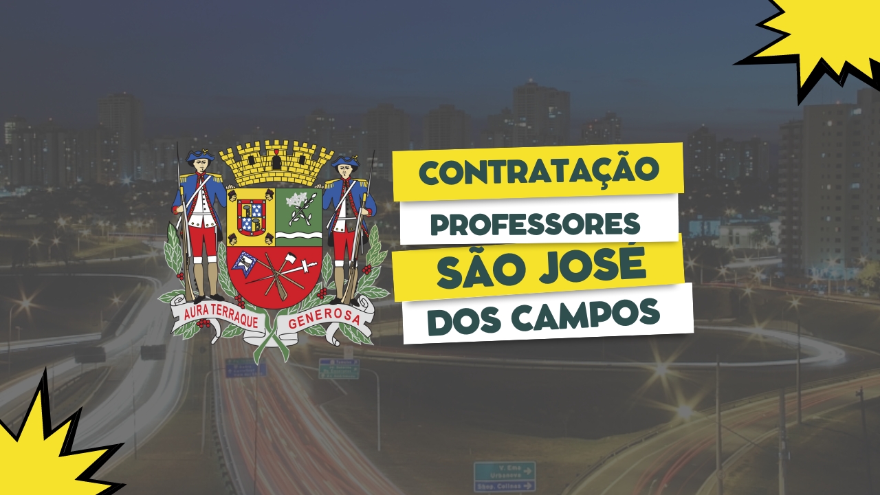 Contratação Professor São José dos Campos