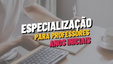 Especialização para Professores dos Anos Iniciais