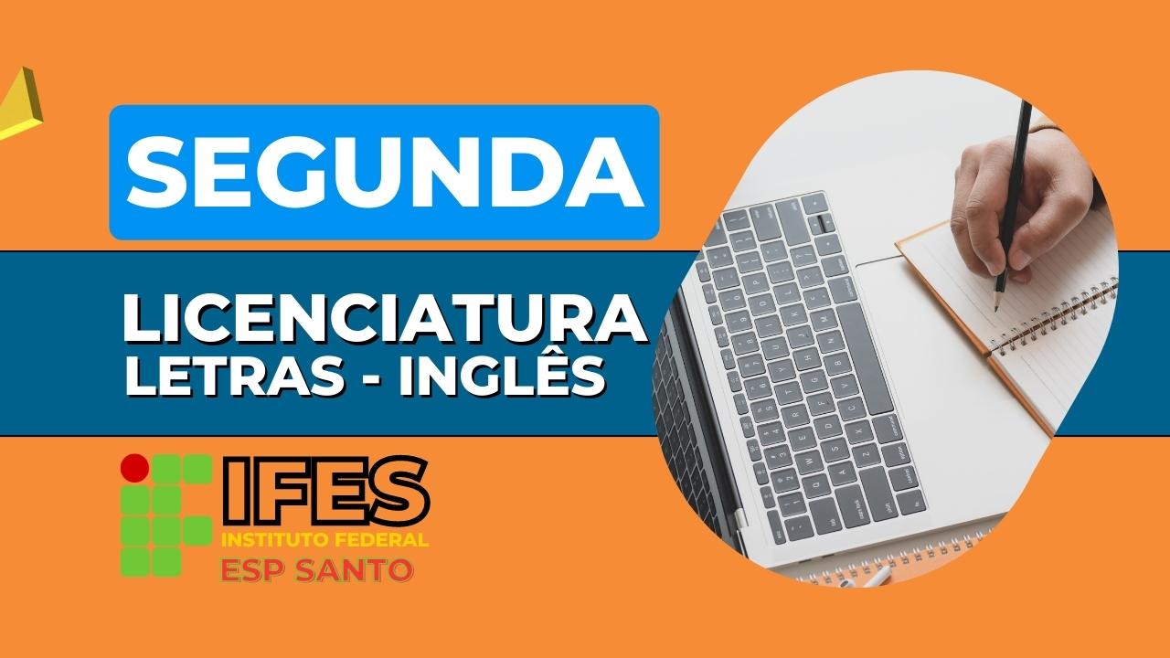 Segunda Licenciatura em Inglês IFES