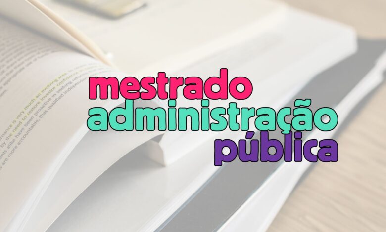 Mestrado Administração Pública