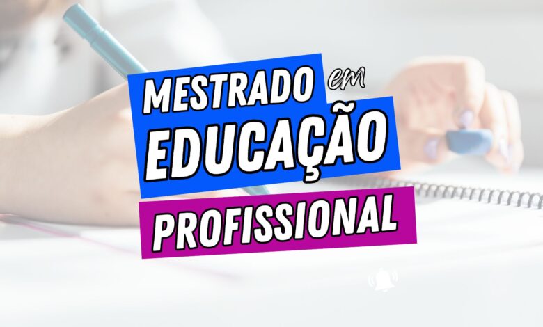 Mestrado Educação 2024