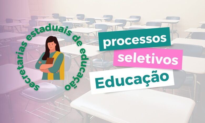 2 Secretarias Estaduais de Educação do Brasil abrem inscrições para contratação de profissionais em diversas áreas. Confira detalhes aqui