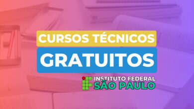 Instituto Federal de São Paulo - IFSP abre inscrições para Cursos Técnicos EAD e presenciais oferecidos em 2024 sem processo seletivo.