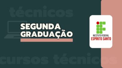 Instituto Federal do Espírito Santo - IFES abre seleção para cursos de graduação com seleção por Segunda Graduação ou transferência.