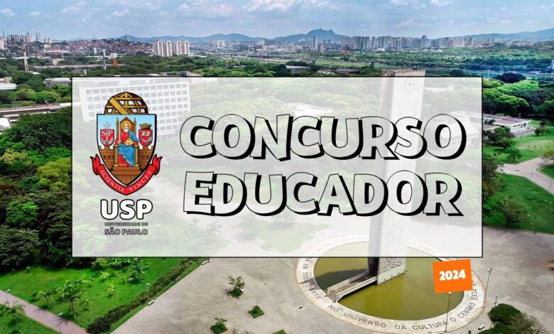 USP abre inscrições para Concurso Público de Educador em diversas cidades no ano de 2024. Confira!