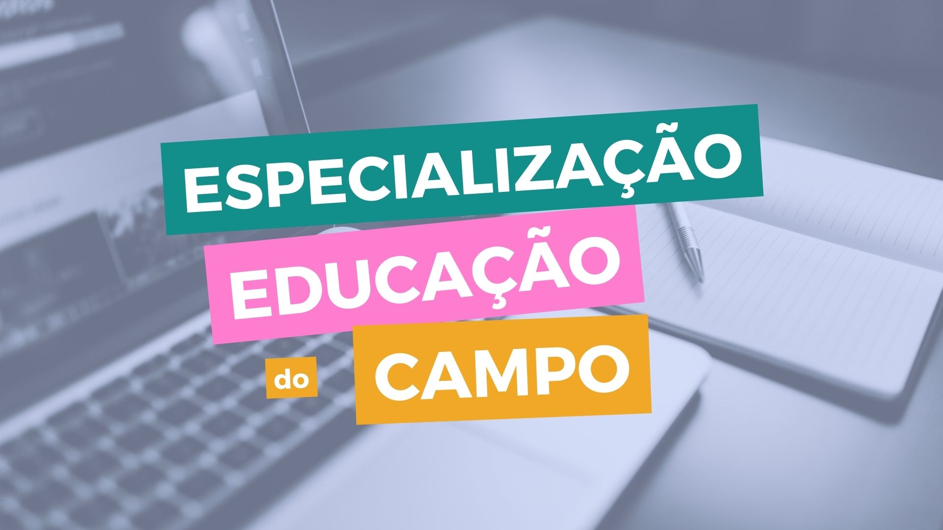 A UFPB - Universidade Federal da Paraíba anuncia inscrições para 200 vagas no curso de Especialização em Educação do Campo EAD.