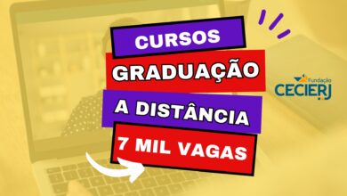 Consórcio CEDERJ abre inscrições para 16 Cursos de Graduação EAD com 7 mil vagas para 2024 em 7 Universidades Públicas. Confira!