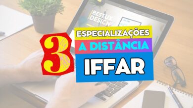 O Instituto Federal Farroupilha - IFFAR abre inscrições para 120 vagas em 3 cursos de Especialização Gratuitos e EAD.