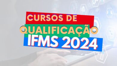 Instituto Federal do Mato Grosso do Sul - IFMS recebe inscrições até HOJE para milhares de vagas em cursos de qualificação EAD gratuitos.