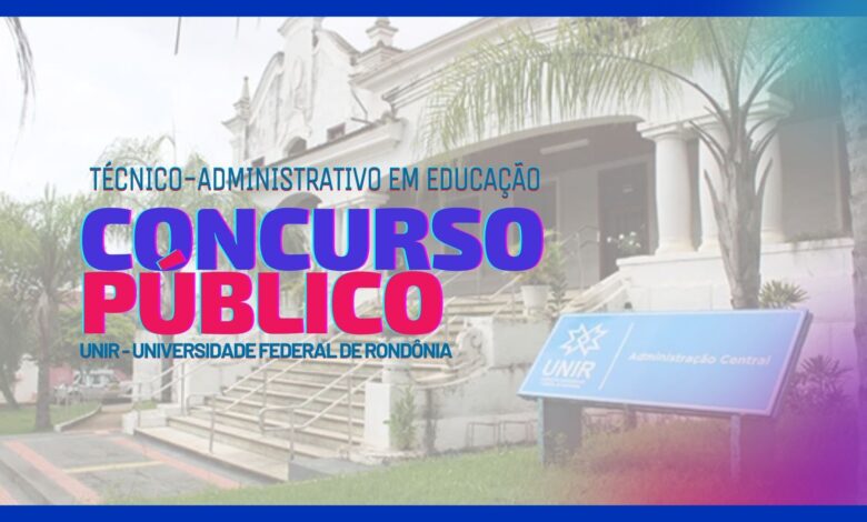 A Universidade Federal de Rondônia - UNIR recebe inscrições para Concurso Público na área da Educação com 74 cargos efetivos.