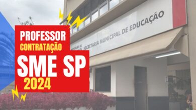 A SME - SP Secretaria Municipal de Educação anuncia abertura de inscrições para Contratação de Professor de Ensino Fundamental II e Médio