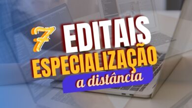 Confira 7 Editais de Especialização e Pós-graduação EAD abertos em junho de 2024 na área da Educação em instituições no Brasil.