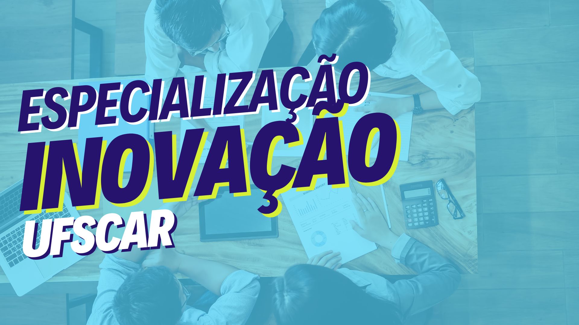 A Universidade Federal de São Carlos - UFSCAR abre inscrições para a Especialização a distância UAB em Inovação em diversas cidades.