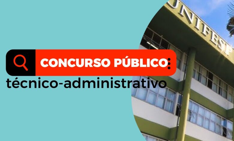 A Universidade Federal de São Paulo - UNIFESP recebe inscrições para Concurso Público de Técnico-Administrativo até amanhã (15).