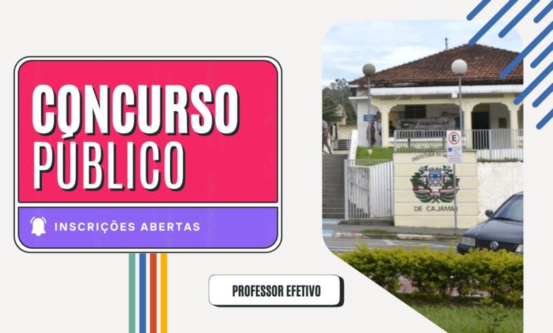 Garanta sua vaga como Professor Efetivo! Inscrições abertas para concurso público em Cajamar para professores, próximo a São Paulo. Confira!