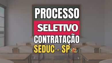 SEDUC - SP publica 2 Editais para Contratação de Professores Temporários para 2025 em aulas regulares e da Educação Profissional.