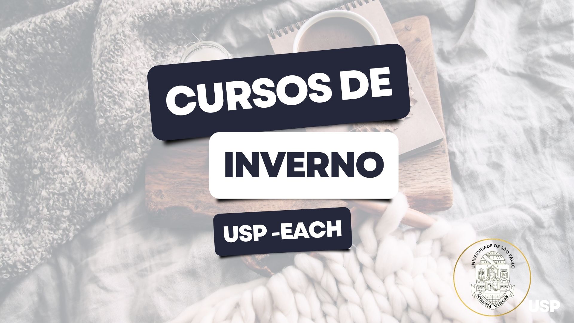 EACH - USP abre inscrições para Cursos de Inverno Gratuitos oferecidos em Julho de 2024. São mais de 800 vagas inteiramente gratuitas.