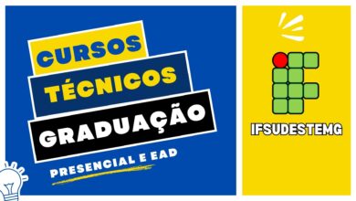 Instituto Federal do Sudeste de Minas Gerais - IFSUDESTEMG REABRE inscrições para Cursos Técnicos e Graduação Presencial e EAD