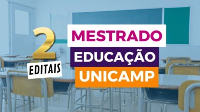 Confira 2 Editais de Mestrado em Educação da UNICAMP com Edital para o ano de 2025. Confira detalhes no site e inscreva-se na Pós-Graduação.