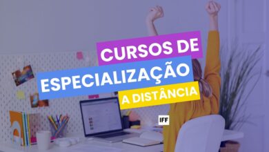 O Instituto Federal Fluminense - IFF recebe inscrições até amanhã para Especialização em Gestão em Educação de Jovens e Adultos EAD em 2024.