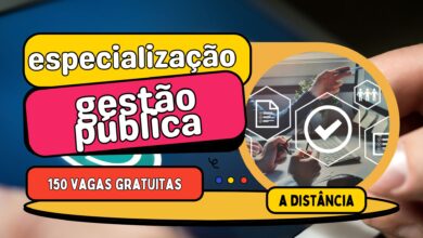 Unitins abre inscrições para Especialização em Gestão Pública EAD com 150 vagas distribuídas em 6 polos. Confira e inscreva-se gratuitamente