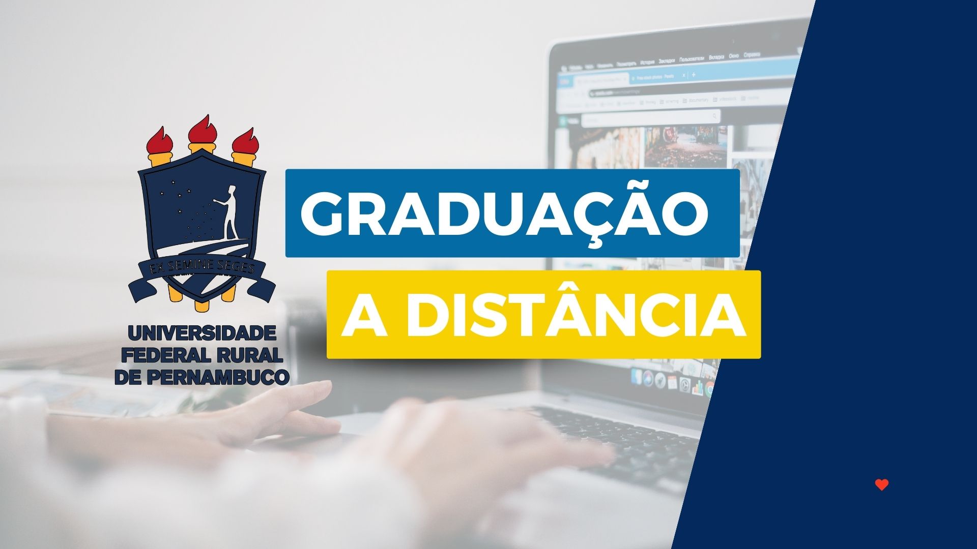 A Universidade Federal Rural de Pernambuco - UFRPE REABRE as inscrições para 8 Cursos de Graduação EAD até 7 de julho. Confira!