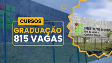 Instituto Federal do Rio de Janeiro - IFRJ inicia inscrições para 815 vagas em cursos de graduação gratuitos em diversos campis.