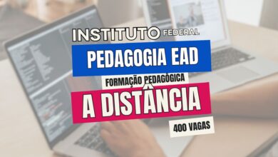 Instituto Federal do Maranhão - IFMA anuncia 2 Editais com centenas de vagas para os cursos de Pedagogia e Formação Pedagógica EAD.